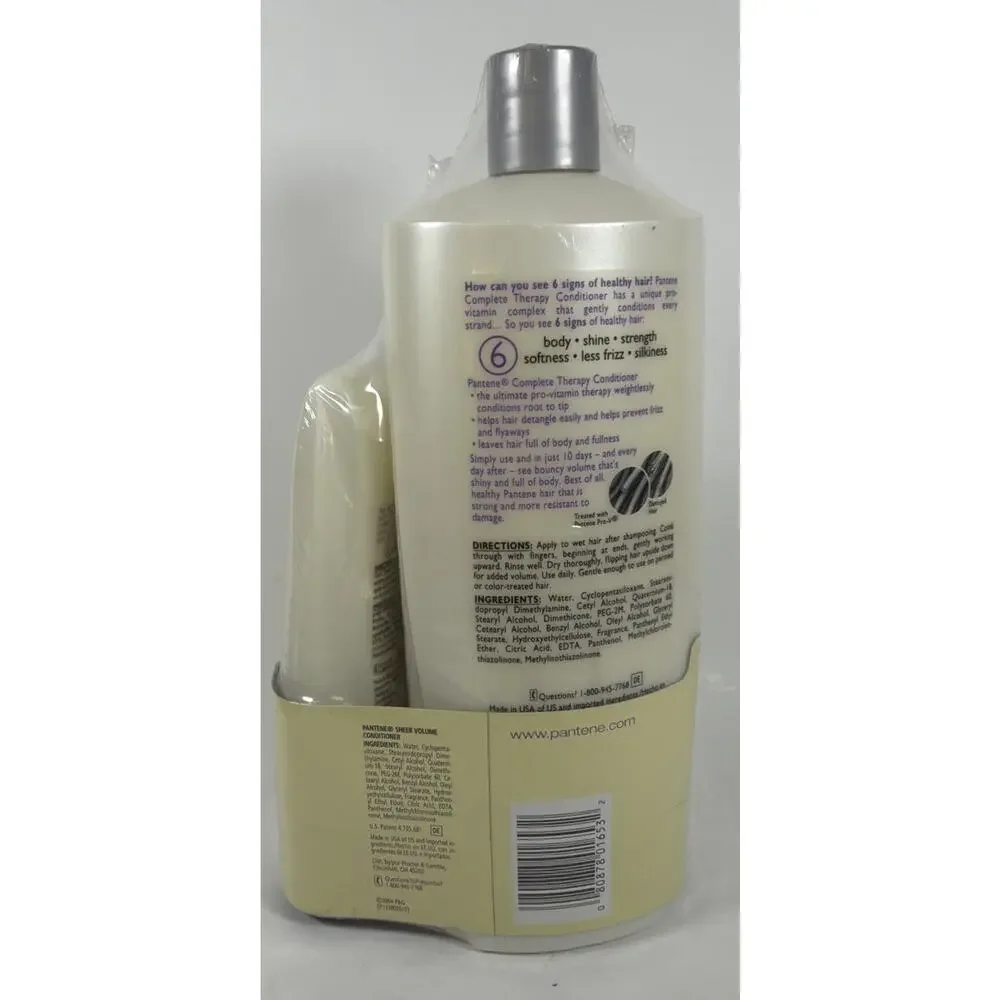 Pantene Pro-V 33.9 Fl Oz Complete Therapy Conditioner & 6.8 Fl Oz Conditioner